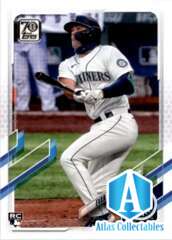 2021 Topps #151 Evan White RC Rookie Mariners